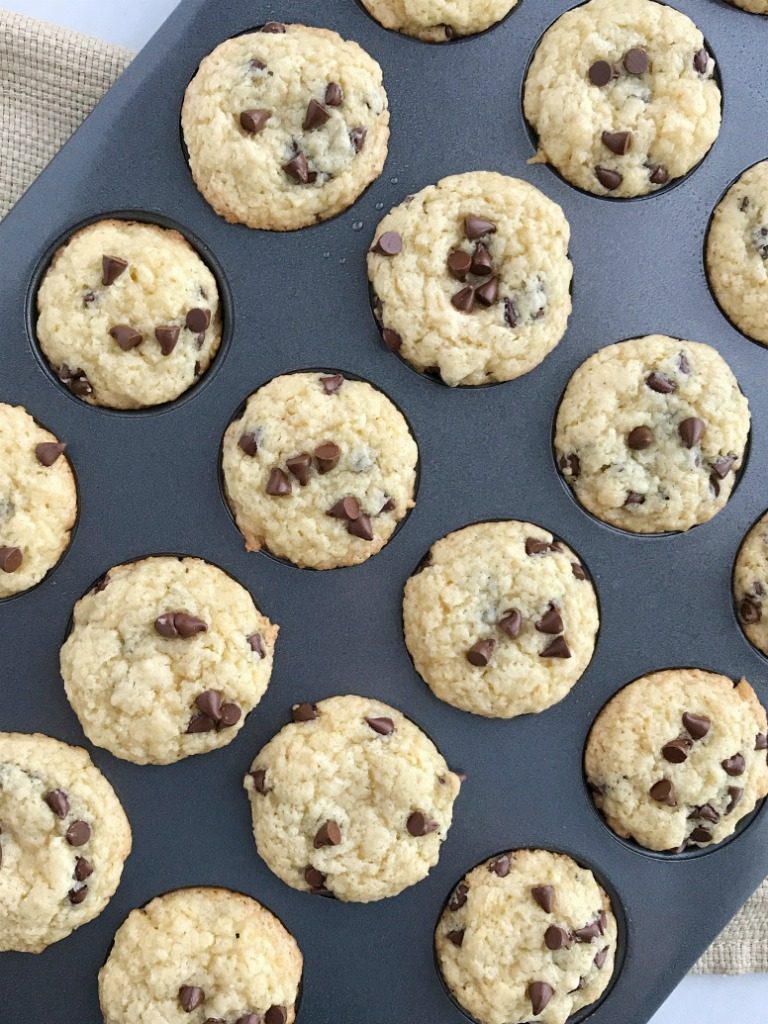 Mini Chocolate Chip Muffins - Together as Family