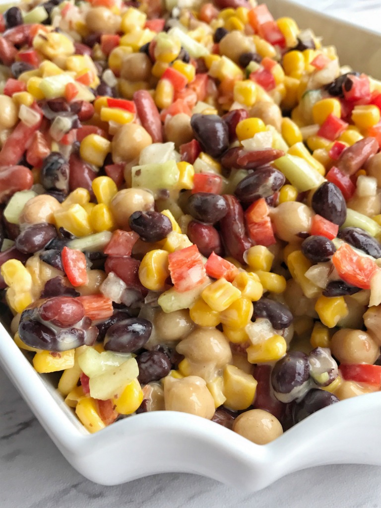The Best Bean Salad Together as Family