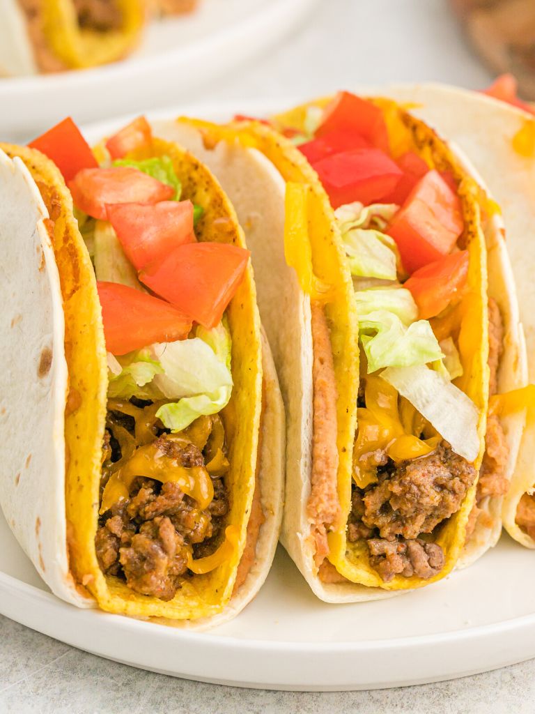 Baked Double Decker Tacos