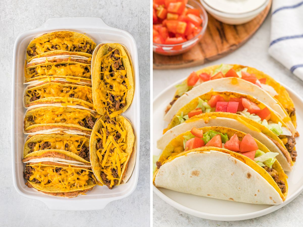 How to make these tacos with step by step instructions with pictures. 
