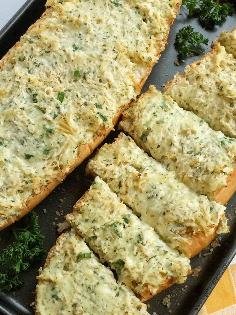 Hot Chicken Salad French Bread Sandwiches - Together as Family