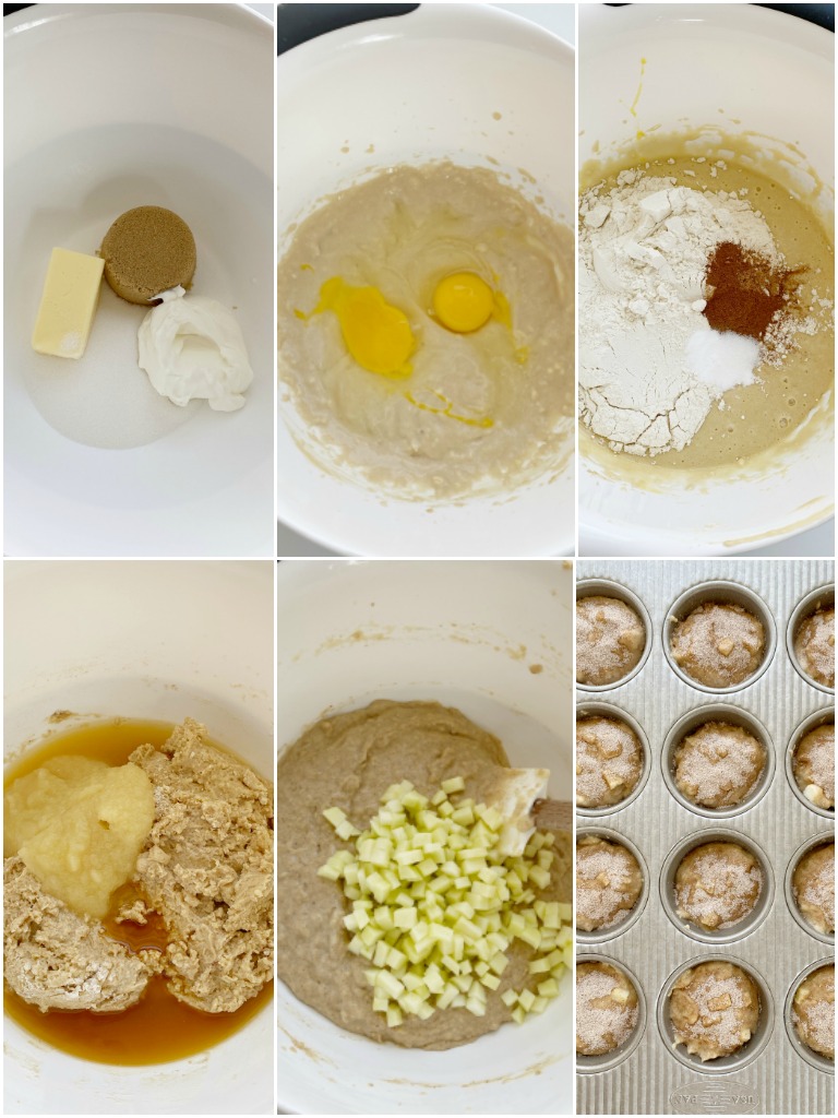 How to make apple muffins with step-by-step picture instructions