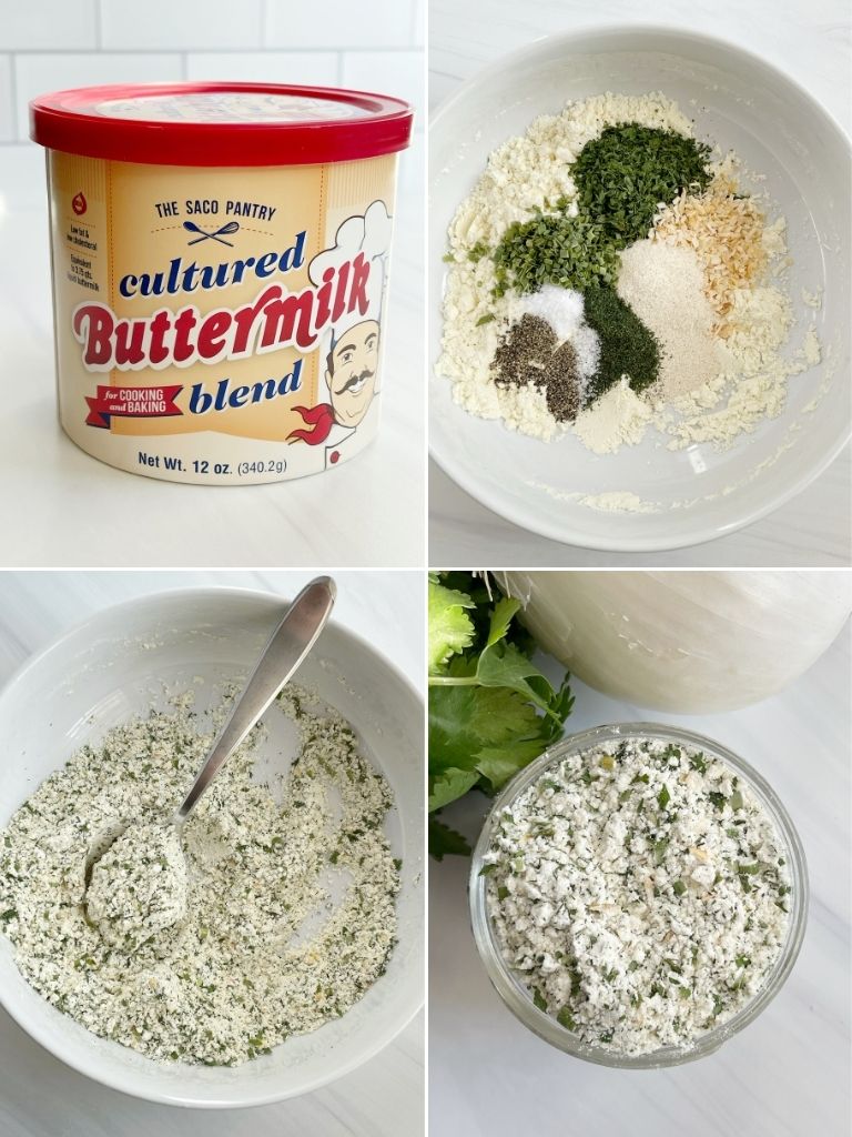 How to make your own ranch seasoning packet at home with step-by-step photo instructions.