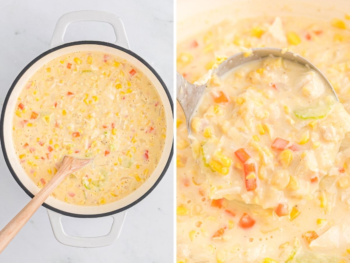 How to make this chowder recipe with step by step picture collage.