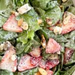 Strawberry spinach poppy seed salad recipe