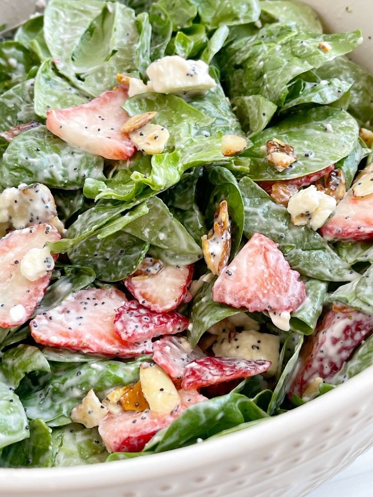 Strawberry spinach salad recipe