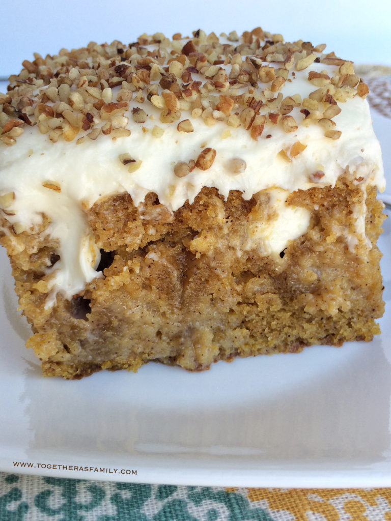 Pumpkin Pie Poke Cake Together as Family Pumpkin Pie Poke Cake Together as Family