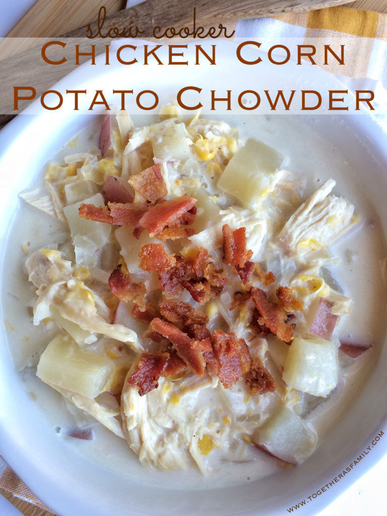 Slow Cooker Chicken Corn Potato Chowder