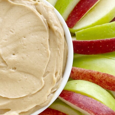 Peanut Butter Greek Yogurt Apple Dip - Together As Family