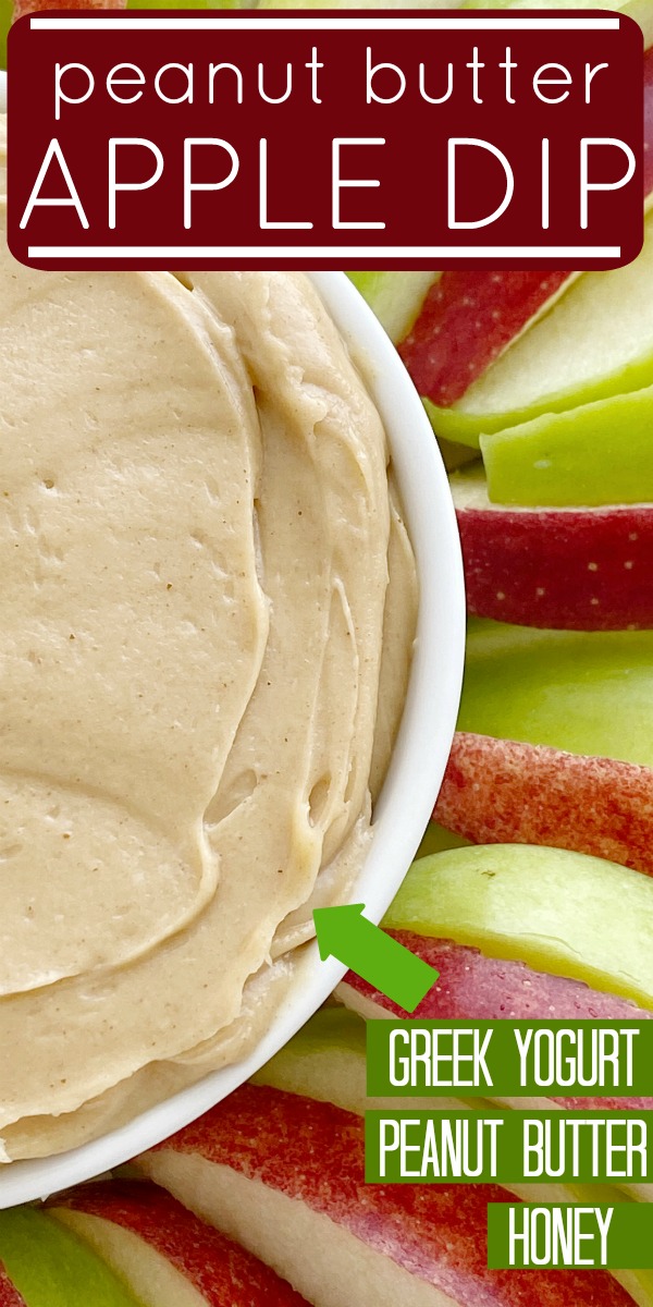 Peanut Butter Greek Yogurt Apple Dip Together as Family