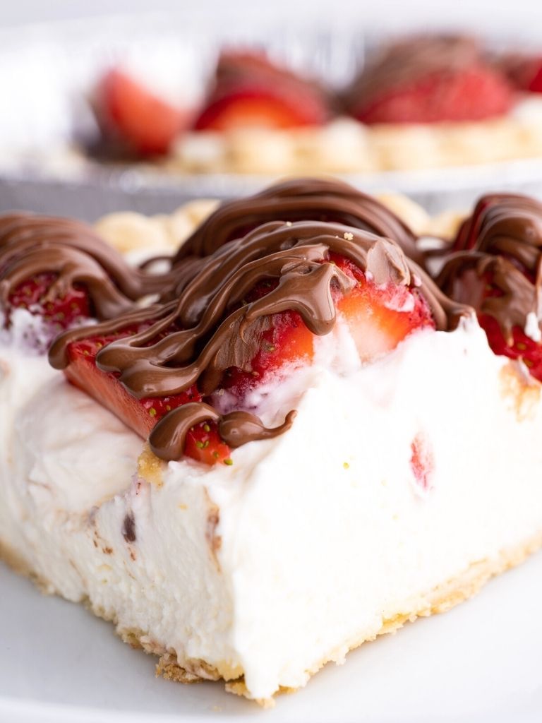Chocolate Strawberry Cream Pie