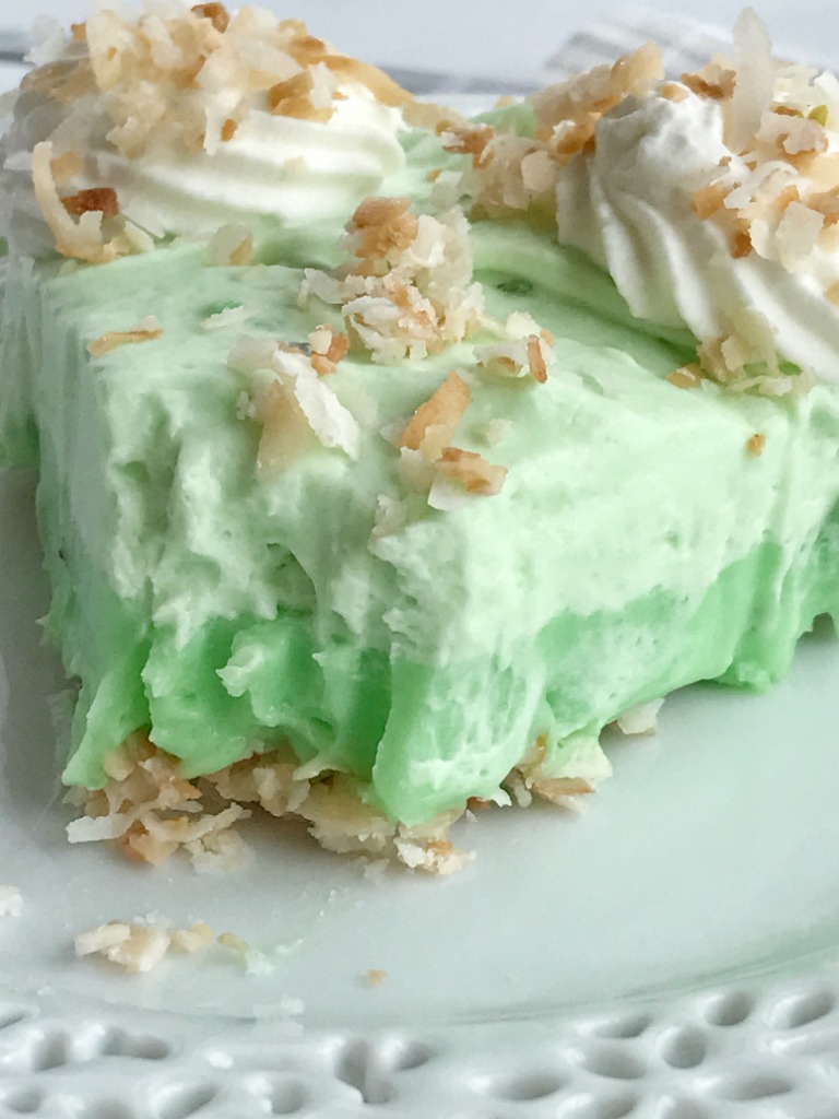 {no bake} Coconut Pistachio Cream Pie Together as Family