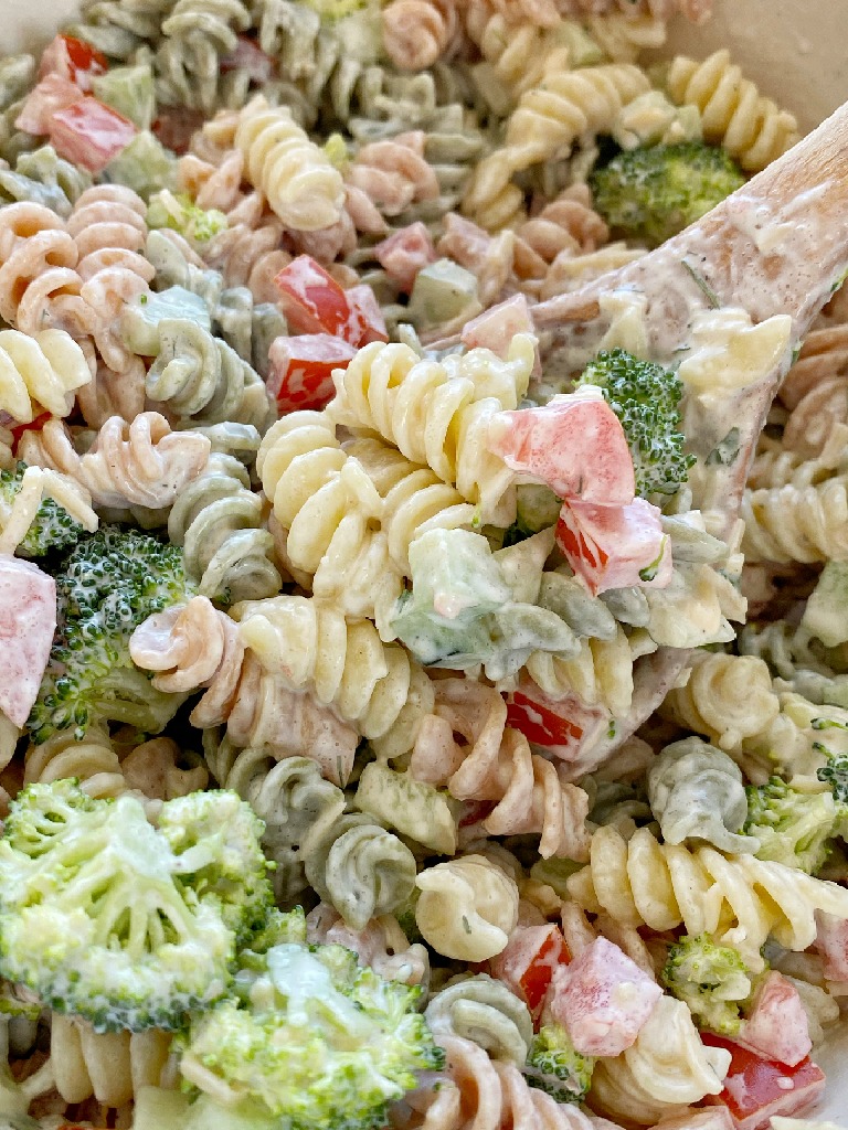 Recipe For A Pasta Salad | bouncingrobbit