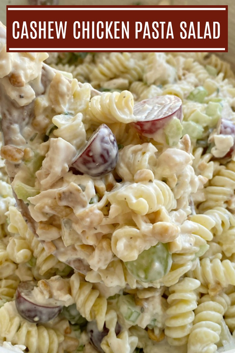 Fruity Cashew Chicken Pasta Salad - Together as Family