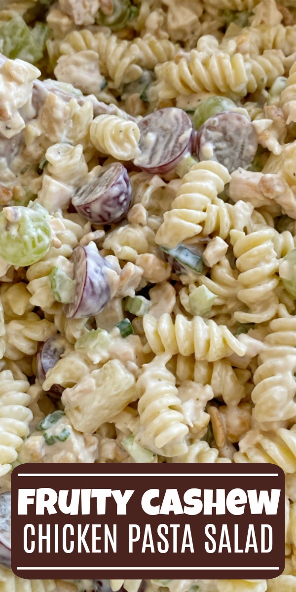Fruity Cashew Chicken Pasta Salad - Together as Family