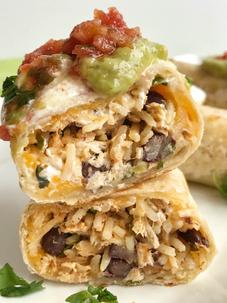 These crispy southwest chicken skillet burritos are so easy to make, versatile, and a quick & easy 30 minute dinner | togetherasfamily.com