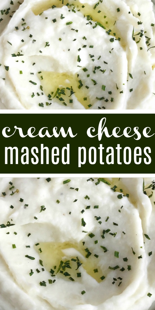 Perfect Cream Cheese Mashed Potatoes | Mashed Potato Recipe | Best Mashed Potatoes | Thanksgiving Side Dish | The best mashed potatoes recipe! Only a few simple ingredients for creamy and smooth mashed potatoes that are full of flavor. The cream cheese makes these mashed potatoes so creamy. A great side dish for Thanksgiving, dinner, or any special Holiday dinner. #sidedish #mashedpotatoes #thanksgivingrecipe #thanksgiving #thanksgivingsidedish #potatoes #creamcheese