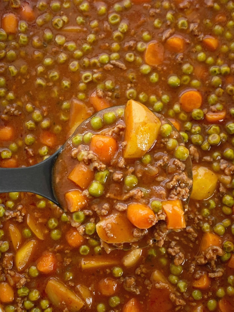 Slow Cooker Ground Beef Stew Recipe