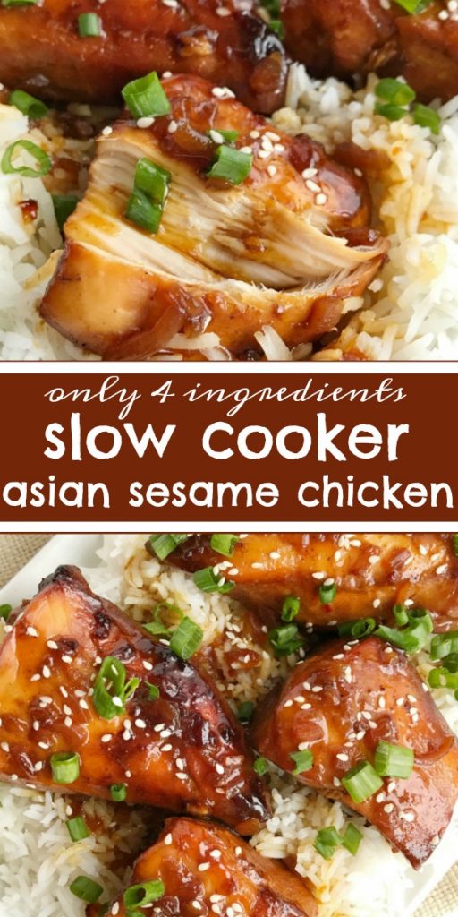 Slow Cooker Asian Sesame Chicken Together as Family