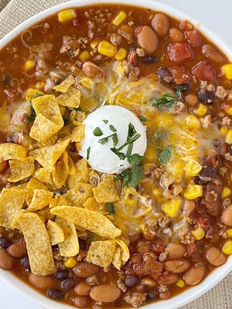 Turkey Chili Taco Soup