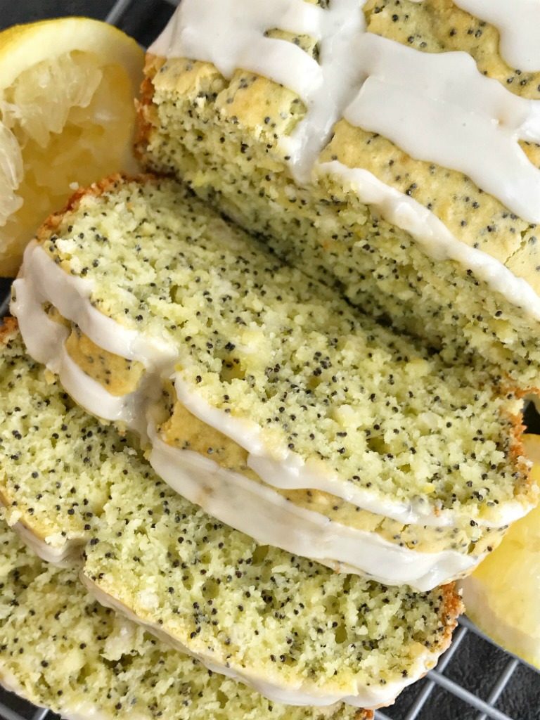 Lemon Pudding Poppyseed Bread | Sweet Bread Recipe | No yeast bread recipes | Quick & easy lemon pudding poppyseed bread is bursting with bright lemon flavor, poppyseeds, with a sweet glaze. A secret ingredient, lemon pudding mix, that makes this bread so moist and delicious. Now you can enjoy lemon poppyseed bread using convenient and easy ingredients. 