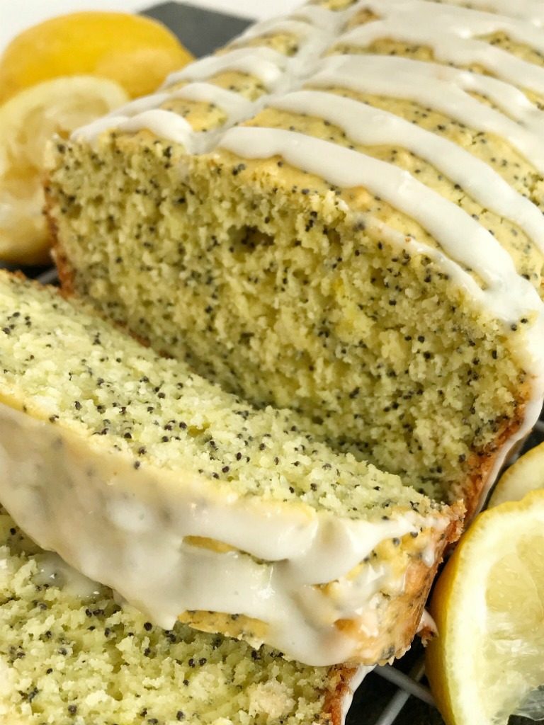 Lemon Pudding Poppyseed Bread | Sweet Bread Recipe | No yeast bread recipes | Quick & easy lemon pudding poppyseed bread is bursting with bright lemon flavor, poppyseeds, with a sweet glaze. A secret ingredient, lemon pudding mix, that makes this bread so moist and delicious. Now you can enjoy lemon poppyseed bread using convenient and easy ingredients. 