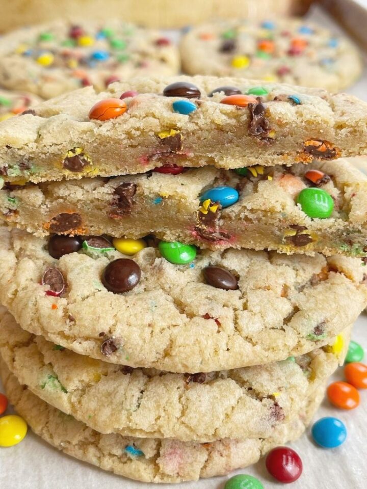 M&M Cookies Together as Family