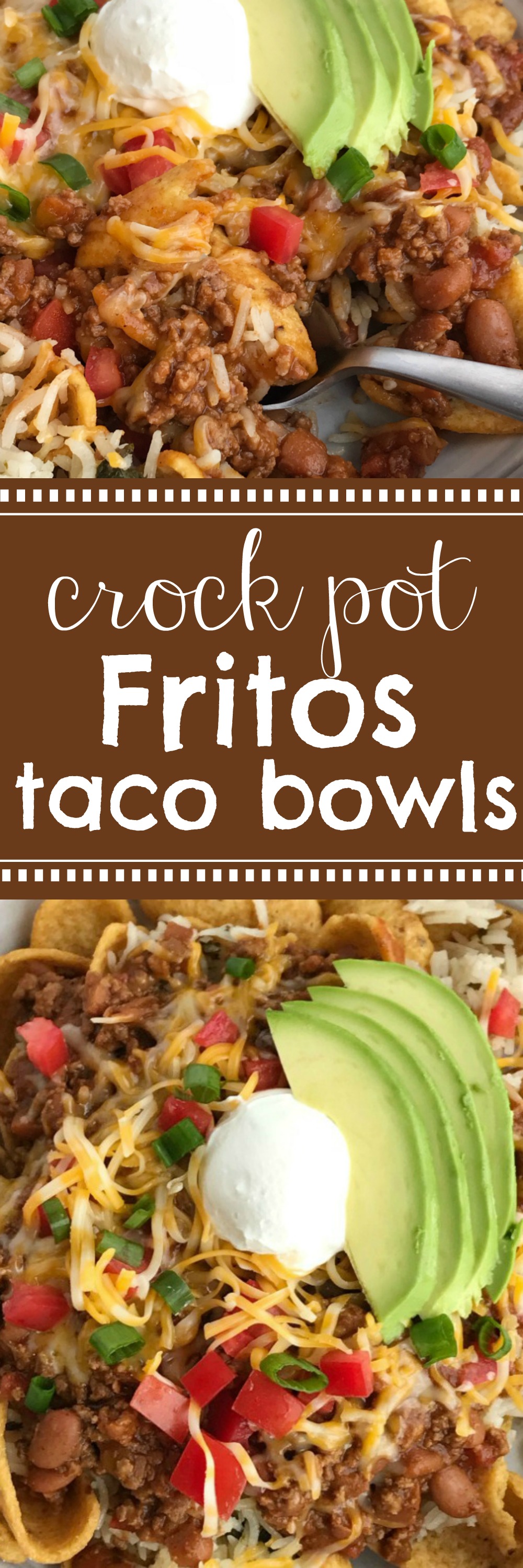 Crock Pot Fritos Taco Bowls - Together as Family