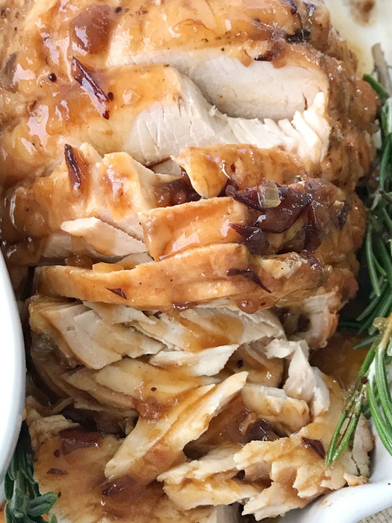Crock Pot Cranberry Turkey Breast | Turkey Recipe | Thanksgiving Recipe | No need for a big turkey at Thanksgiving? Try this turkey recipe that gets cooked right in the crock pot with minimal ingredients. Flavorful, moist, and tender flaky turkey breast that is so easy and perfect for Thanksgiving dinner. No cleaning the bird! Let the slow cooker do all the work and it even makes it's own cranberry gravy. #thanksgivingrecipes #turkeyrecipes #turkey #dinner #recipeoftheday #holidayrecipe