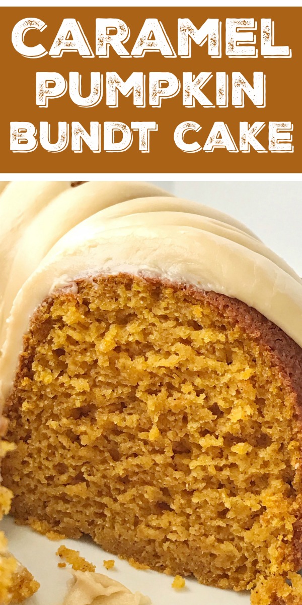 Caramel Pumpkin Bundt Cake | Pumpkin Cake | Pumpkin Bundt Cake | Caramel Dessert | Caramel pumpkin bundt cake is so moist and flavorful topped with a homemade salted caramel frosting. You will love this pumpkin cake! #pumpkin #pumpkinspice #pumpkincake #dessertrecipe #recipeoftheday #thanksgivingrecipes