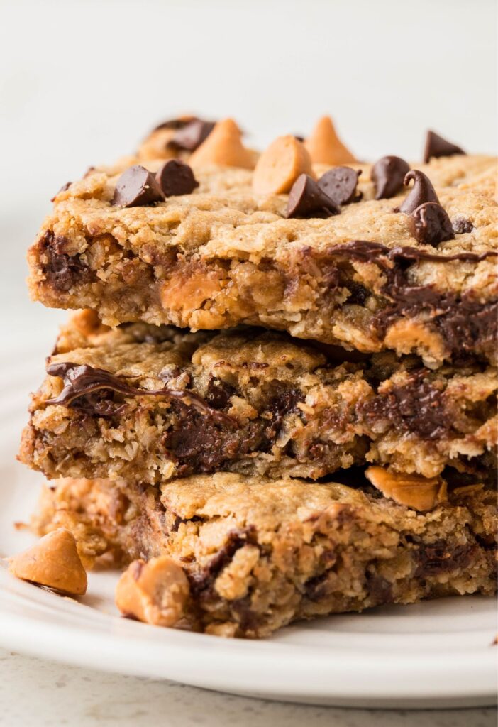 stack of cookie bars