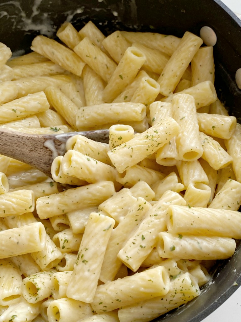 Easy Garlic Parmesan Pasta - Together as Family