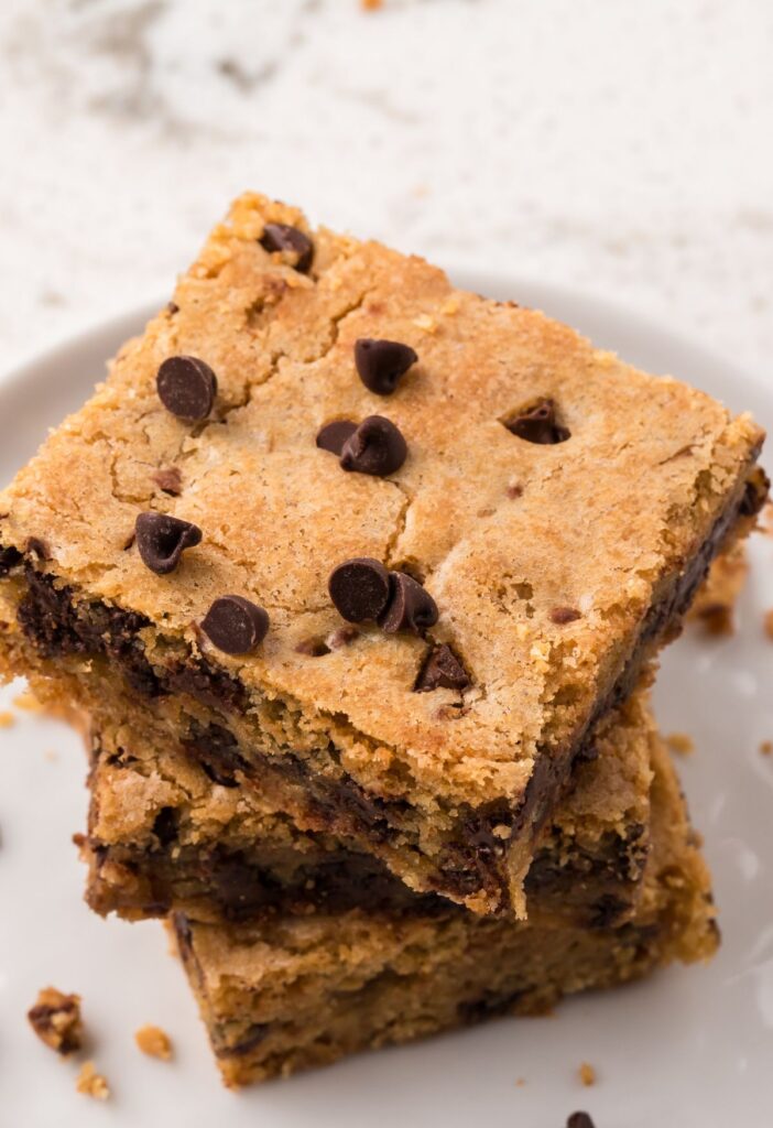 hero image of the blondies recipe