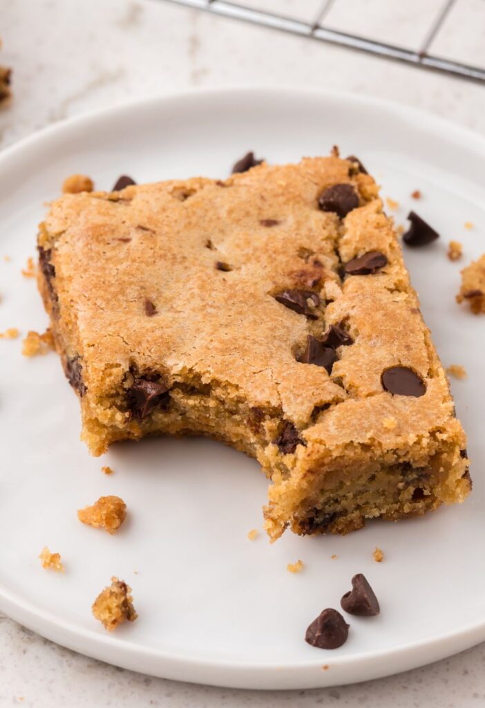 hero image of the blondies recipe