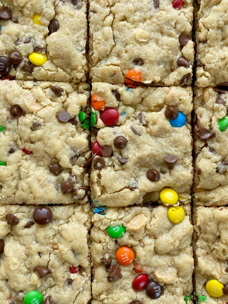 Best M&M Cookie Bars Recipe - How To Make M&M Cookie Bars