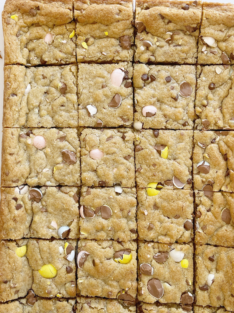 Cadbury mini egg blondie bar recipe