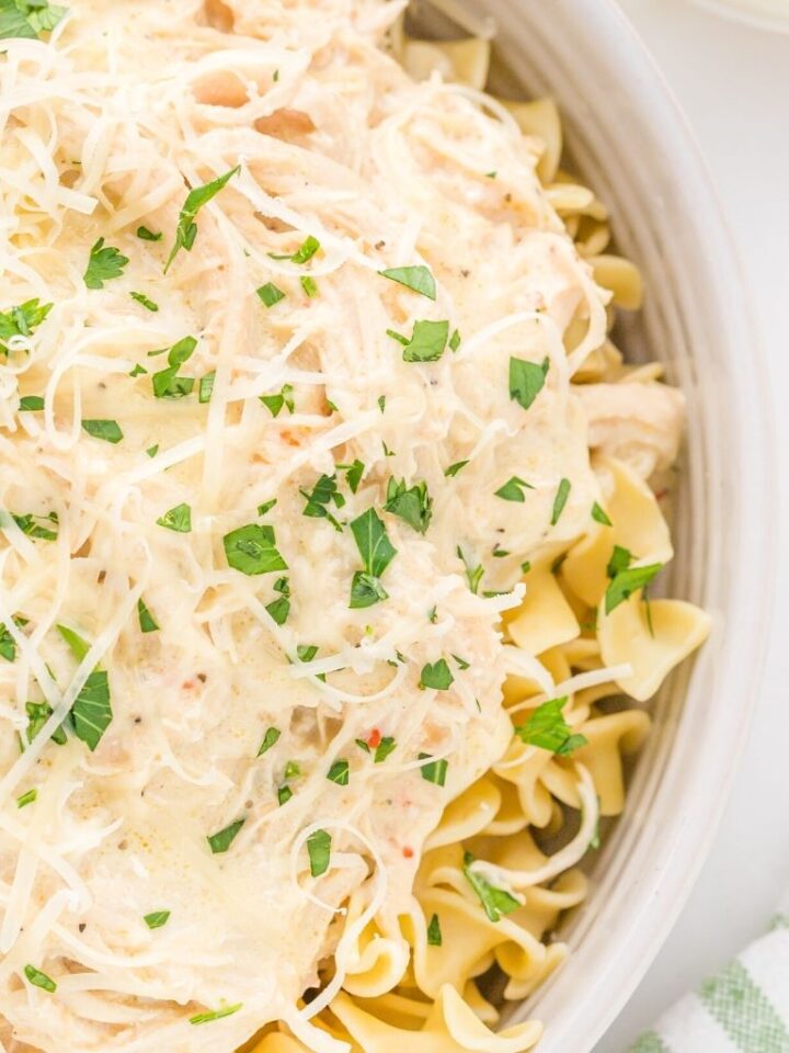 Slow Cooker Creamy Italian Chicken - Together as Family