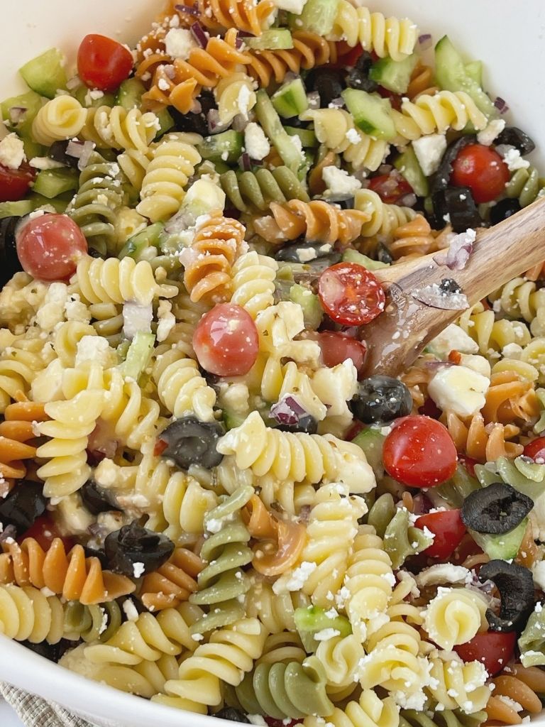 Easy Italian Pasta Salad Together As Family