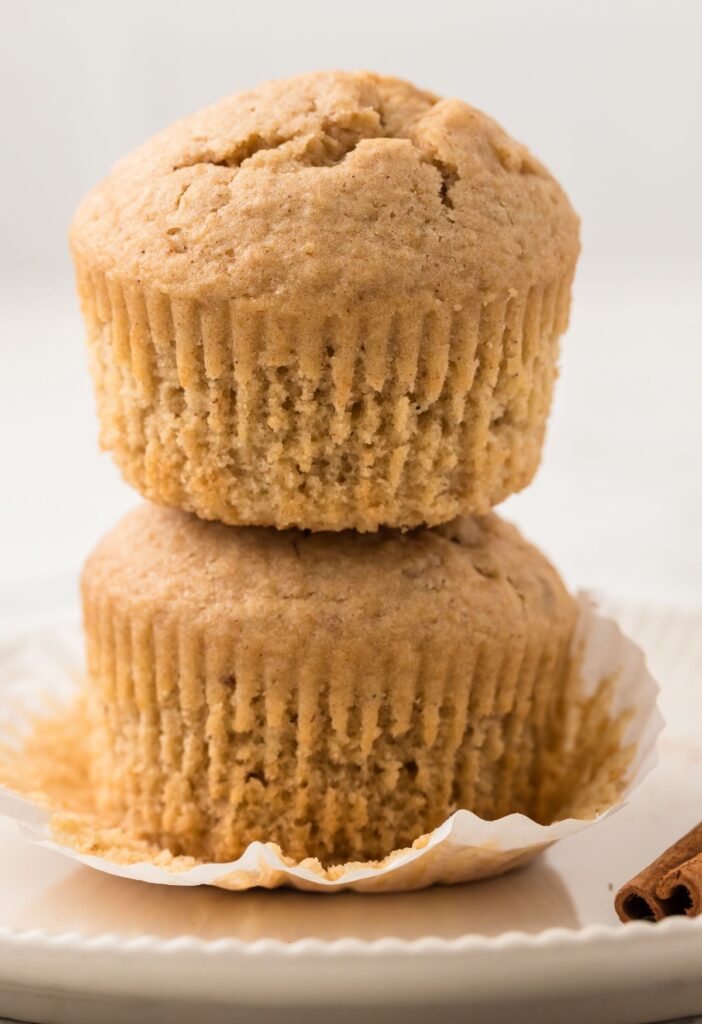 Stack of two muffins