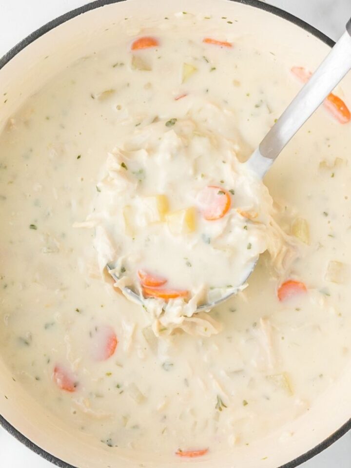 Cream Cheese Chicken Soup Together as Family