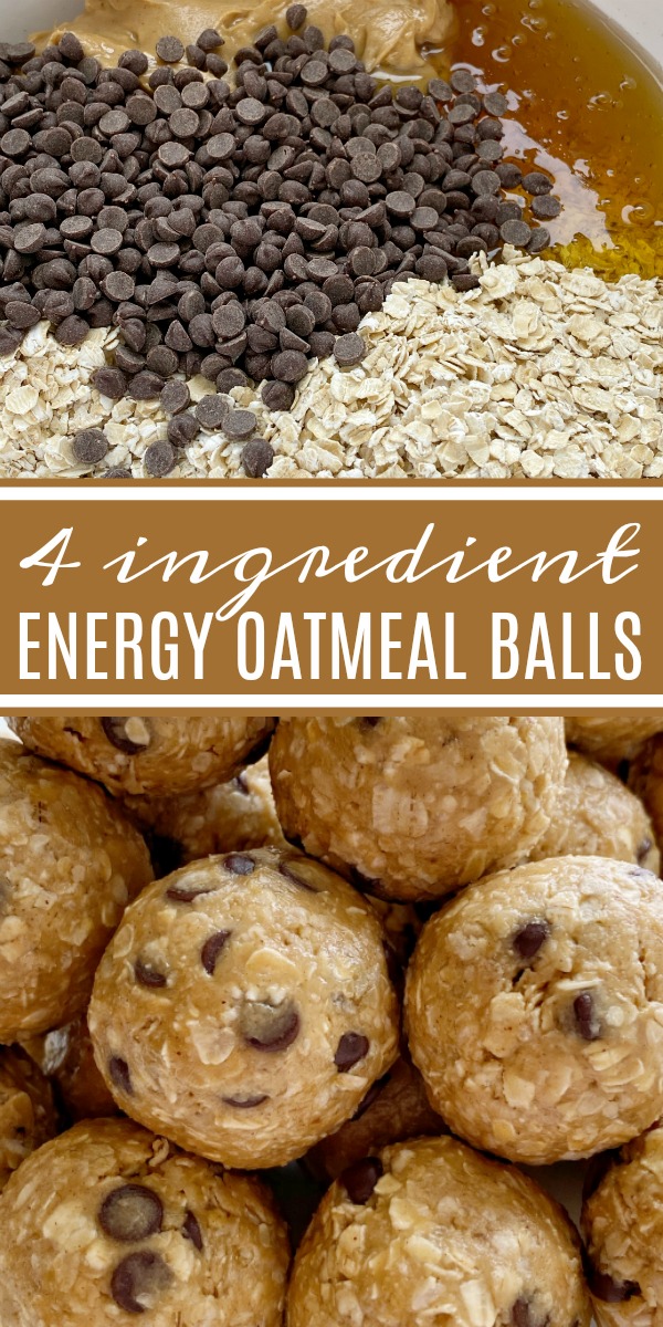 4 Ingredient Energy Oatmeal Balls Together as Family