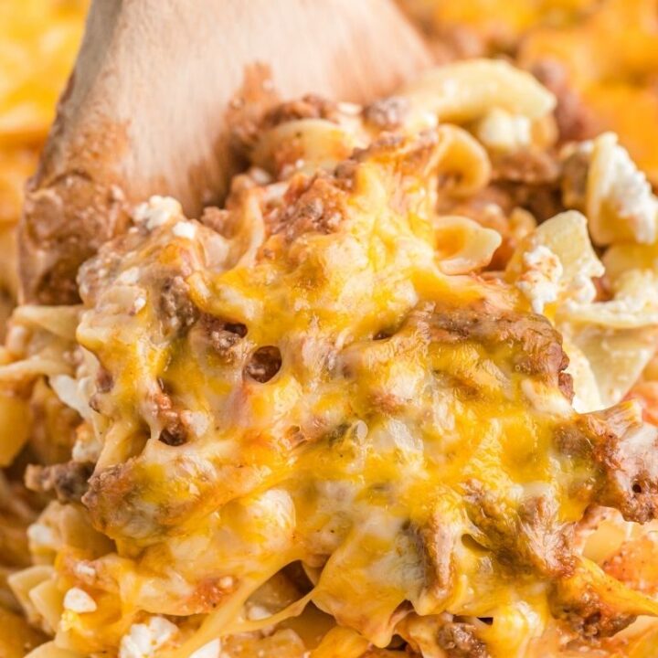 Creamy Beef Noodle Bake - Together As Family