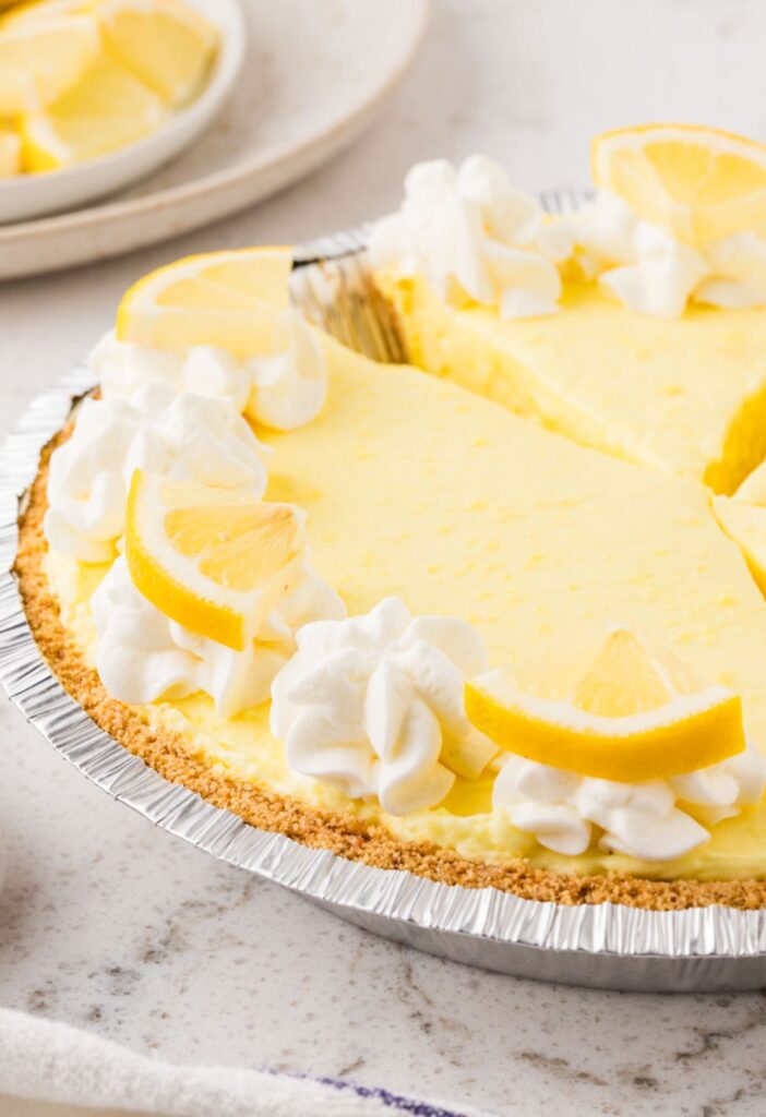 no bake lemon pudding pie