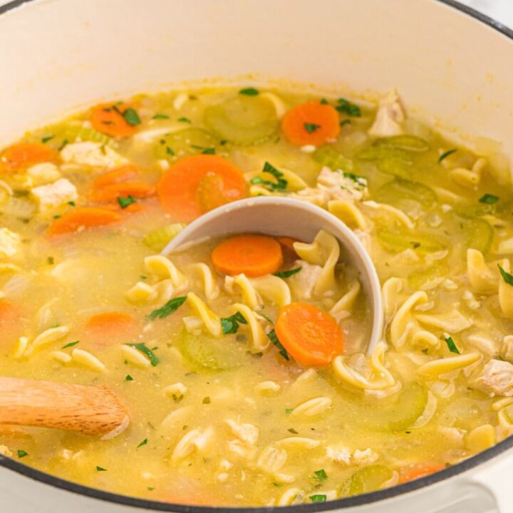 Easy One Pot Chicken Noodle Soup - Together As Family