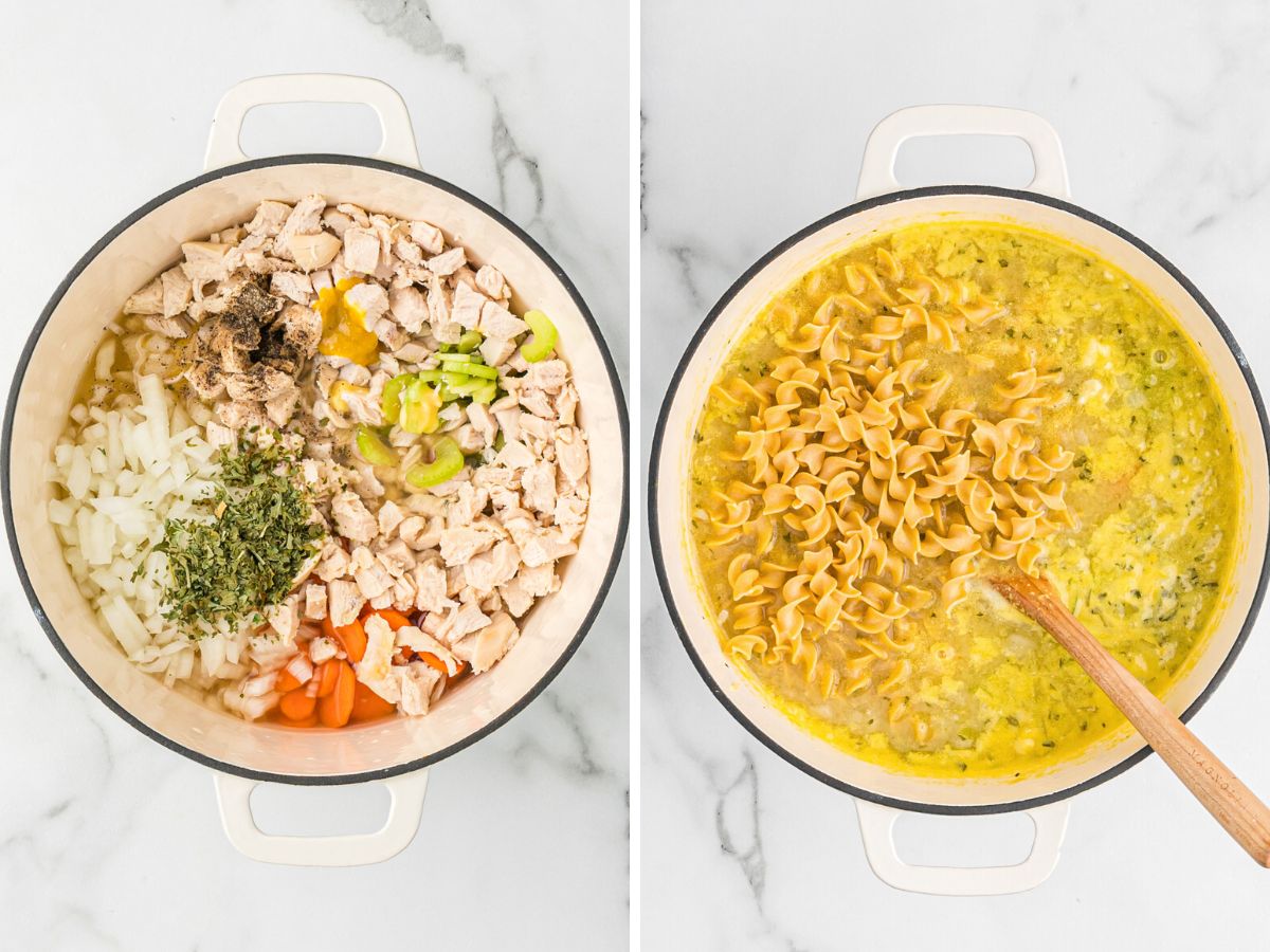 How to make this soup with step by step process photos.