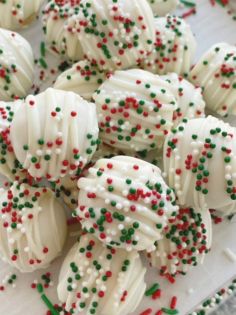 Sugar Cookie Truffles – Mildly Meandering