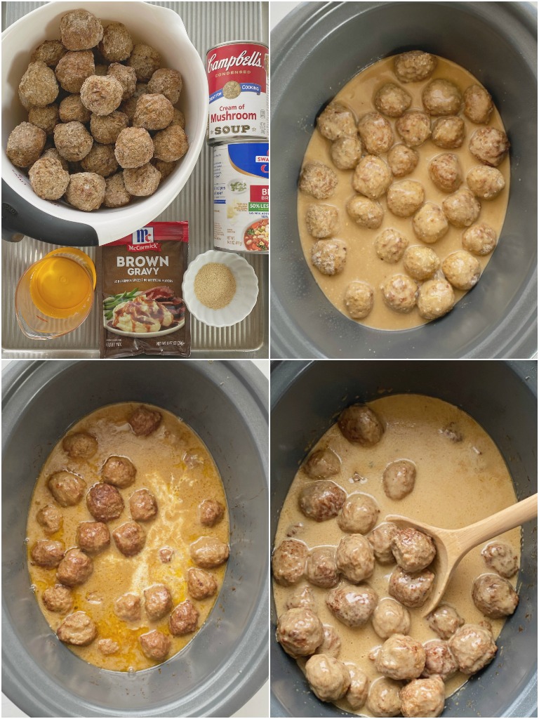 How to make swedish meatballs with step-by-step photo instructions. 