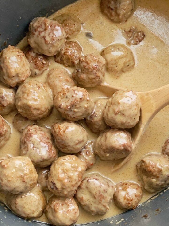 Easy Swedish Meatballs Together as Family