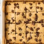 Banana bars cut into squares