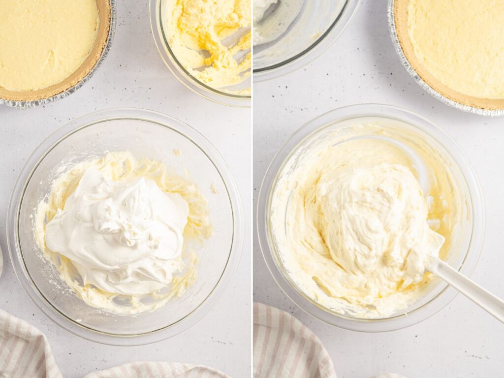 Process images for this no bake pie